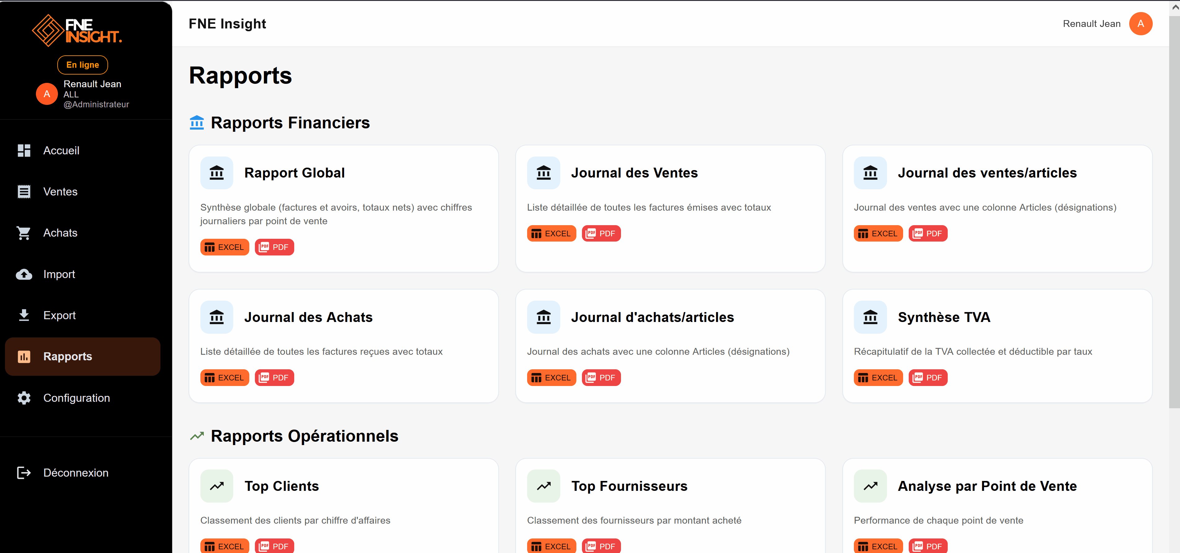 Démo rapports animée